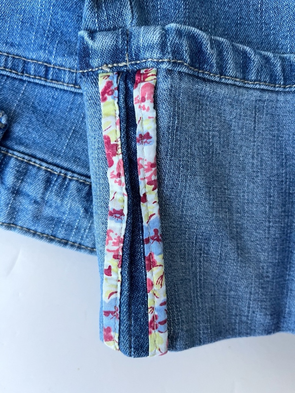 Vintage Field Gear Women’s Denim Blue Cropped Cuffed Jeans Sz 12 - Picture 5 of 10